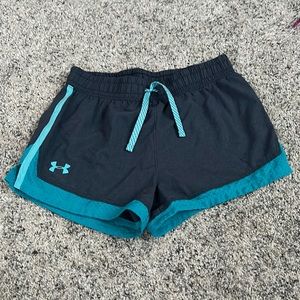 Kids Under Armor running shorts